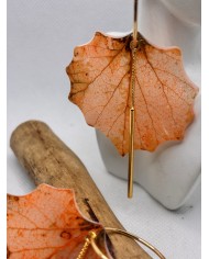 EDICIÓN LIMITADA pendientes artesanos de hoja natural