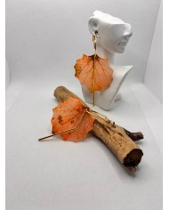 EDICIÓN LIMITADA pendientes artesanos de hoja natural