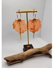 EDICIÓN LIMITADA pendientes artesanos de hoja natural