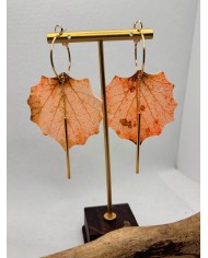 EDICIÓN LIMITADA pendientes artesanos de hoja natural