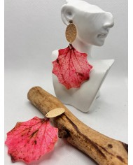 EDICIÓN LIMITADA pendientes artesanos de hoja natural