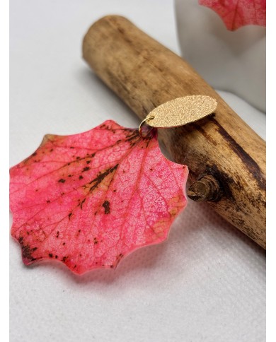 EDICIÓN LIMITADA pendientes artesanos de hoja natural
