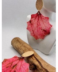 EDICIÓN LIMITADA pendientes artesanos de hoja natural