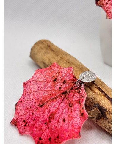 EDICIÓN LIMITADA pendientes artesanos de hoja natural