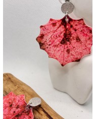 EDICIÓN LIMITADA pendientes artesanos de hoja natural