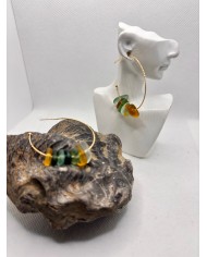 EDICÓN ESPECIAL pendientes de cristal marino