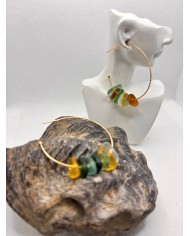 EDICÓN ESPECIAL pendientes de cristal marino