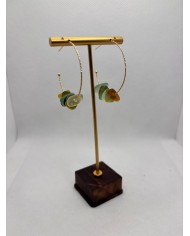 EDICÓN ESPECIAL pendientes de cristal marino