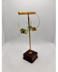 EDICÓN ESPECIAL pendientes de cristal marino