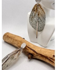 EDICIÓN LIMITADA pendientes artesanos de hoja natural