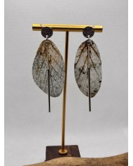 EDICIÓN LIMITADA pendientes artesanos de hoja natural
