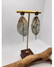 EDICIÓN LIMITADA pendientes artesanos de hoja natural