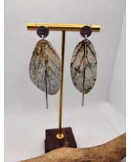 EDICIÓN LIMITADA pendientes artesanos de hoja natural