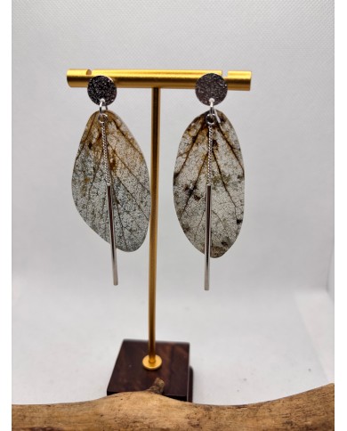 EDICIÓN LIMITADA pendientes artesanos de hoja natural