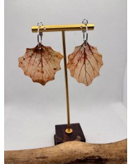 EDICIÓN LIMITADA pendientes artesanos de hoja natural