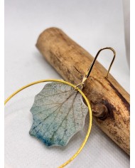 EDICIÓN LIMITADA  pendientes artesanos de hoja natural