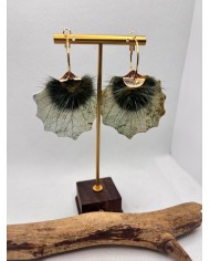 EDICIÓN LIMITADA pendientes artesanos de hoja natural