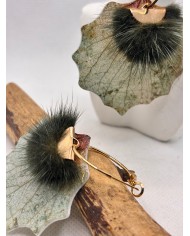 EDICIÓN LIMITADA pendientes artesanos de hoja natural