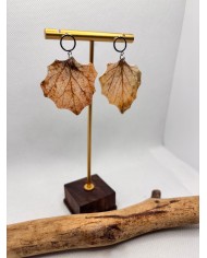 EDICIÓN LIMITADA pendientes de álamo natural artesanos