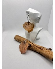 EDICIÓN LIMITADA pendientes de álamo natural artesanos