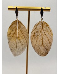 EDICIÓN LIMITADA pendientes artesanos de hoja natural