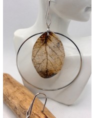 EDICIÓN ESPECIAL pendientes artesanos de hoja natural