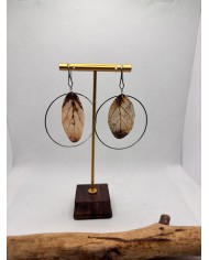EDICIÓN ESPECIAL pendientes artesanos de hoja natural