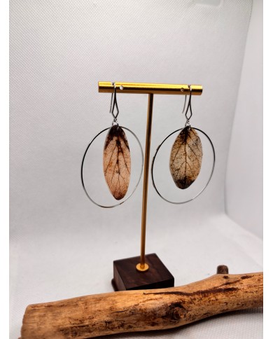EDICIÓN ESPECIAL pendientes artesanos de hoja natural