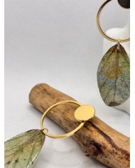 EDICIÓN LIMITADA pendientes artesanos de hoja natural