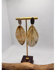 EDICIÓN LIMITADA pendientes artesanos de hoja natural