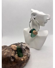 EDICIÓN LIMITADA pendientes de cristal marino