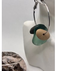 EDICIÓN LIMITADA pendientes de cristal marino