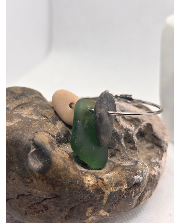 EDICIÓN LIMITADA pendientes de cristal marino