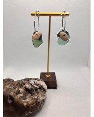 EDICIÓN LIMITADA pendientes de cristal marino