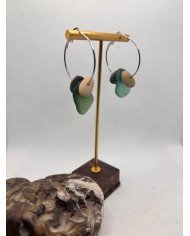 EDICIÓN LIMITADA pendientes de cristal marino