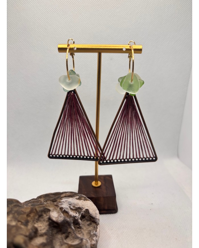 EDICIÓN LIMITADA PENDIENTES DE CRISTAL MARINO