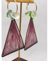 EDICIÓN LIMITADA PENDIENTES DE CRISTAL MARINO