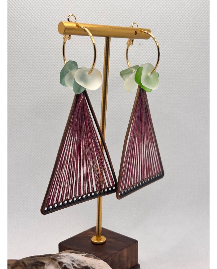 EDICIÓN LIMITADA PENDIENTES DE CRISTAL MARINO