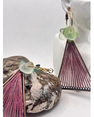 EDICIÓN LIMITADA PENDIENTES DE CRISTAL MARINO