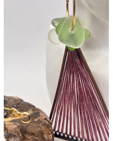 EDICIÓN LIMITADA PENDIENTES DE CRISTAL MARINO