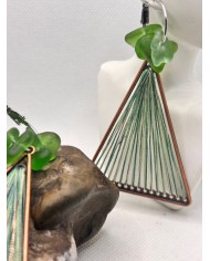 EDICIÓN LIMITADA pendientes de cristal marino artesanos