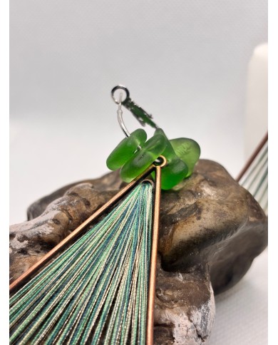 EDICIÓN LIMITADA pendientes de cristal marino artesanos