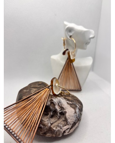 EDICIÓN LIMITADA pendientes artesanos de cristal marino