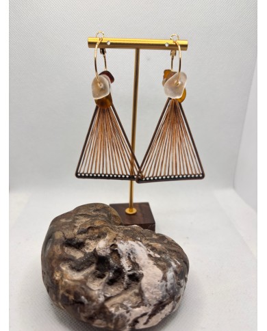 EDICIÓN LIMITADA pendientes artesanos de cristal marino