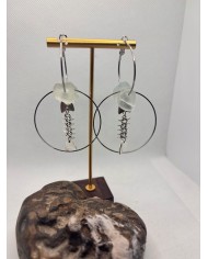 EDICIÓN LIMITADA pendientes artesanos de cristal marino