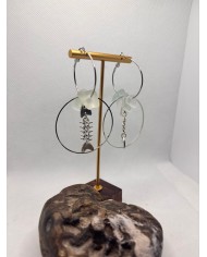 EDICIÓN LIMITADA pendientes artesanos de cristal marino