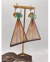 EDICIÓN LIMITADA pendientes de cristal marino o lágrimas de sirena