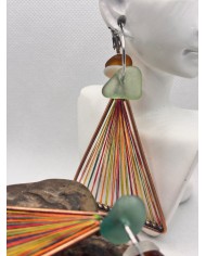 EDICIÓN LIMITADA pendientes de cristal marino o lágrimas de sirena