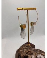 PENDIENTES DE CRISTAL MARINO o lágrimas de sirena