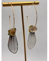 PENDIENTES DE CRISTAL MARINO o lágrimas de sirena